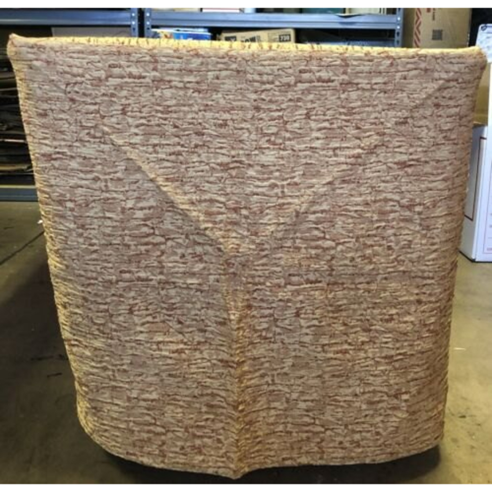 Tablecloth Commercial Used from Hotel & Casino Las Vegas 128"round Red Gold - Picture 7 of 8